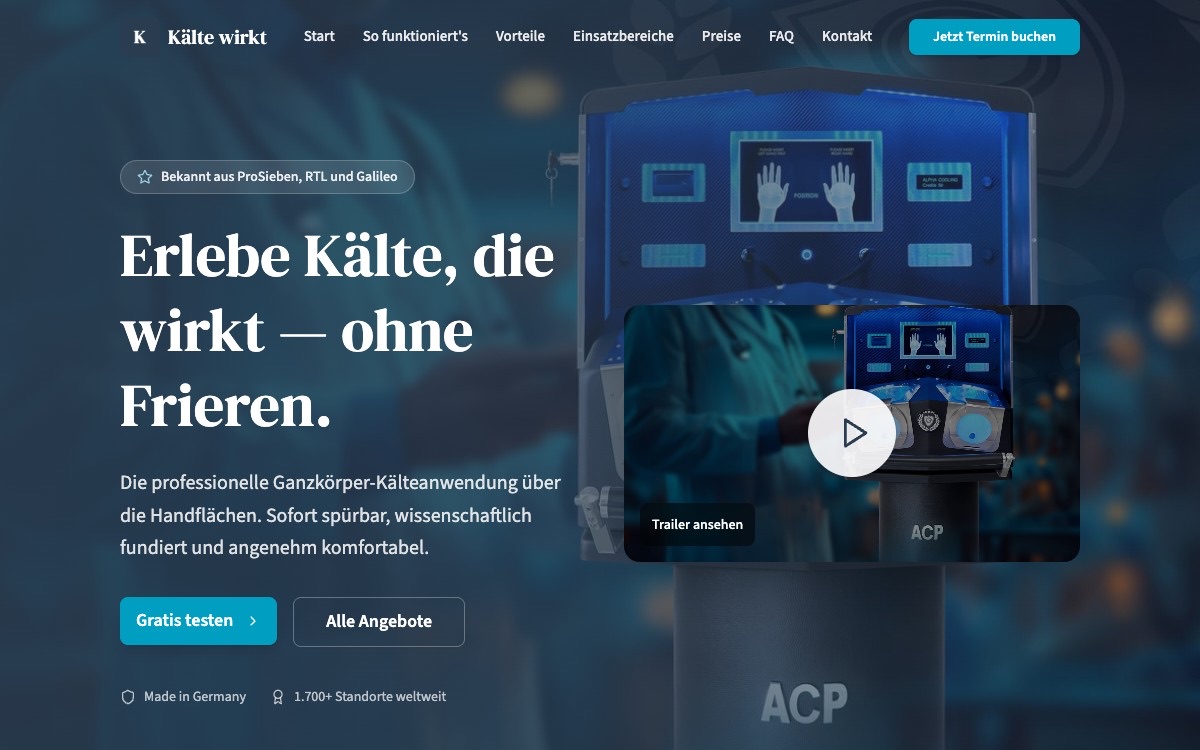 Vorschau Kälte wirkt
